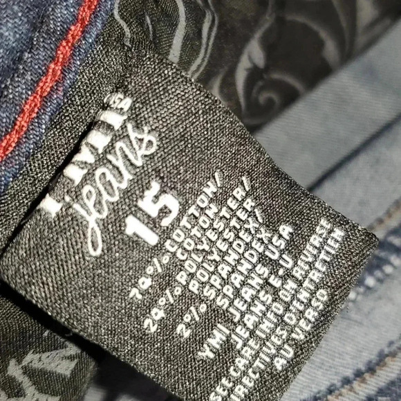 YMI Wanna Betta Butt? STRETCHY High Rise Skinny Denim Jean Sz 15 - Picture 10 of 10